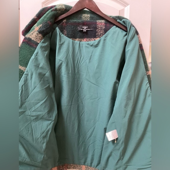 On Parle De Vous Wool Plaid Coat - Picture 6 of 7